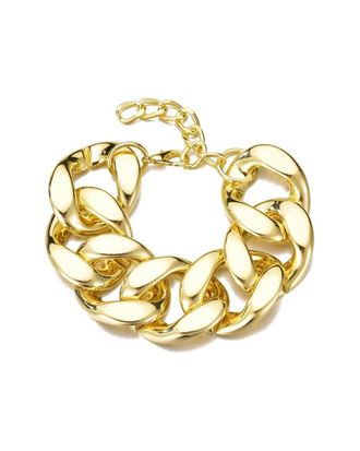 Adornia Adornia Lightweight Chunky Curb Chain Bracelet