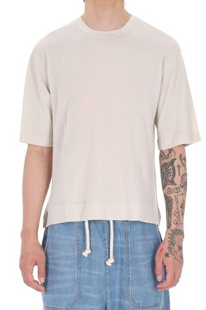 Officine G&eacute;n&eacute;rale Boris Ultra-Soft Lyocell-Wool T-Shirt