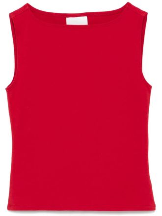 Reformation Dusk gebreide top - Rood