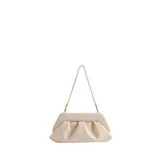 Themoir&egrave; Shoulder Bags, female, Beige, Size: ONE SIZE Emera Vegan Fabric Shell