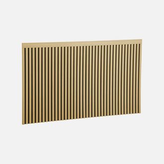 Sweeek Cabecero De Madera Con Listones Decorativos, 160cm