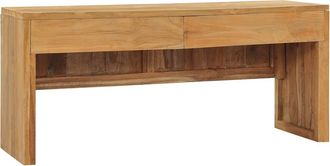 vidaXL Mueble Para Tv De Madera Maciza De Teca 100x35x45 Cm Vidaxl