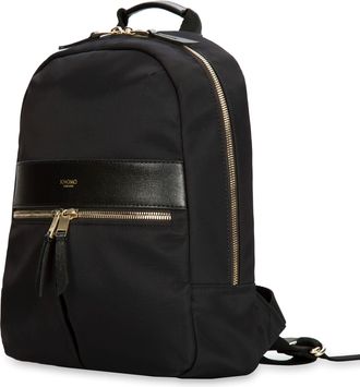 Knomo Womens Mini Beauchamp 11 Inch Backpack Small Bag for Tablet and Books Bag for Work, Travel, Black