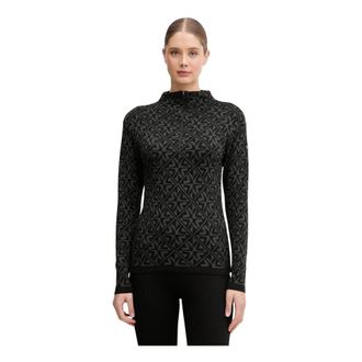 Newland Fitness, Dames, Zwart, S, T-Neck Longsleeve