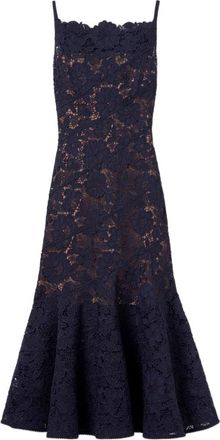 Self Portrait Spiral Lace Midi Dress