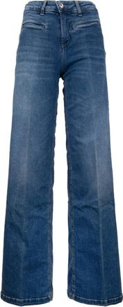 Liu Jo Elephant Flare Jeans - Dames - Loose Fit Jeans - Blauw - W26 - Katoen - Jeans