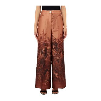 Liu Jo Dames, Broeken, Bruin, Maat: XL