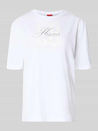 HUGO BOSS Regular Fit T-Shirt aus reiner Baumwolle Modell Dashire_5 in Weiss, Gr&ouml;&szlig;e XXL