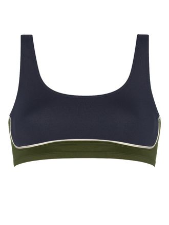 Eres Finale scoop-neck bikini top - women - Polyamide/Spandex/Elastane - 46 - Blue