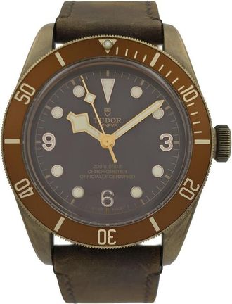 Tudor Pre-owned Tudor Black Bay Bronze Hand Wind Chronometer Brown Dial Mens Watch 79250BM