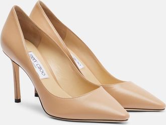 Jimmy Choo London Romy leather pumps