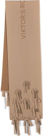 Viktor & Rolf Sciarpa con logo jacquard - Toni neutri