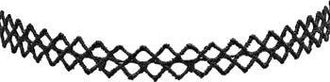 Steeltime Lattice Choker Necklace in Black at Nordstrom Rack