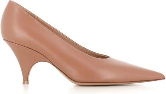 Gianvito Rossi Sofia Pump - Dames - Pumps - Beige - 37 EU - Leer - Schoenen