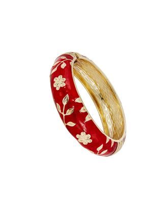 Savvy Cie Jewels 18K Plated Bangle Bracelet