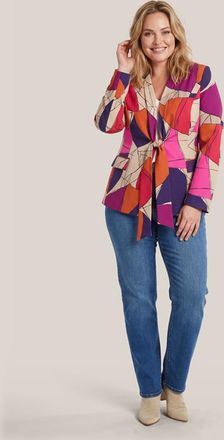 Mart Visser Hannah Print Blazer Plum / Multi Maxi
