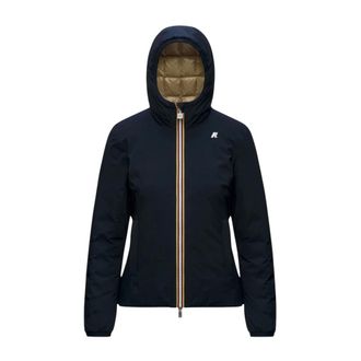 K-Way Lily St Thermo Double Jacket - Dames - Jassen - Blauw - Maat: L Zijde