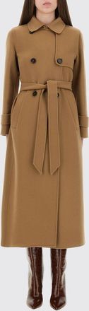 Max Mara Coat S MAX MARA Woman color Beige