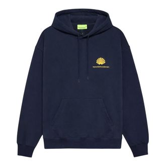 New Amsterdam Surf Association Hoodies, male, Blue, Size: XL Logo Hoodie