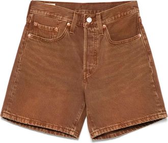 Levi's denim shorts - women - Cotton - 28 - Brown