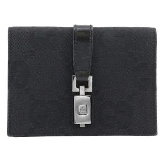 Gucci Pre-owned Canvas gucci-bags - Dames - Pre-owned - Zwart - Maat: ONE Size