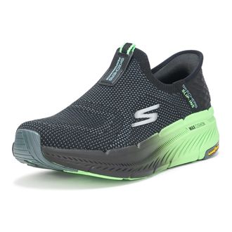 Skechers Mens Max Cushioning Premier 2.0 Slip-ins Sneakers, Black/Lime, 13 UK