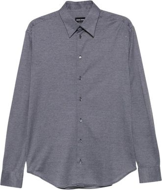 Giorgio Armani Hombre, Camisas, Azul, Talla: 3XL