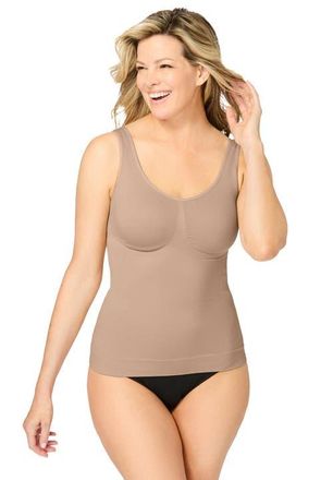 SECRET SOLUTIONS Instant Shaper Medium Control Seamless Shaping Cami in Nude at Nordstrom, Size 22