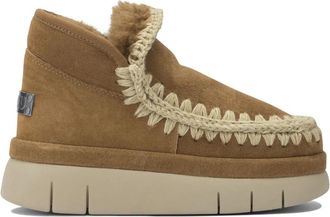 Mou Enkellaarsjes - Dames - Winterlaarzen - Beige - 40 EU - Schoenen