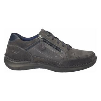 Josef Seibel Vrijetijdsschoen met veters - Heren - Schoenen - Grijs - Maat: 45 EU