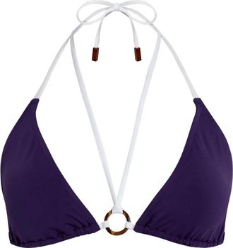 Vilebrequin Triangle Bikini Top Solid - Dames - Bikinis - Paars - M - Badmode
