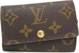 Louis Vuitton Pre-owned Canvas key-holders - unisex - Vintage Accessoires - Bruin - ONE Size - Vintage