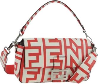 Fendi Pre-owned Shoulder Bags, female, Red, Size: ONE SIZE Pre-owned Vintage Shoulder Bag