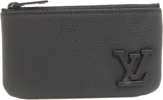 Louis Vuitton Noir Leather Pochette (Pre-Owned)