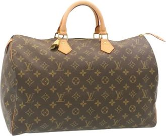 Louis Vuitton Pre-owned Handbags, female, Brown, Size: ONE SIZE Pre-owned Monogram Canvas Hand Bag