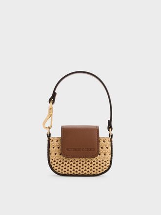 Charles & Keith Ida Knitted Micro Pouch