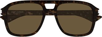 Saint Laurent Sunglasses Sl 881 006 Brown/Brown Unisex