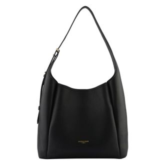 Pourchet Tassen, Dames, Zwart, ONE Size, Leer, S&eacute;vign&eacute; Schoudertas