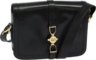 Celine Pre-owned Leather celine-bags - Dames - Vintage Schoudertas - Zwart - ONE Size - Vintage