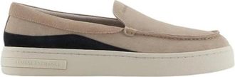 A|X Armani Exchange Loafers - Heren - Loafers - Beige - 39 EU - Leer - Schoenen