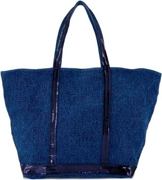 Vanessa Bruno Linen Large Zipped Cabas Tote