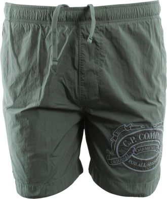 C.P. Company Stretch Piquet Zwemshorts - Heren - Strandmode - Groen - XL - Badmode