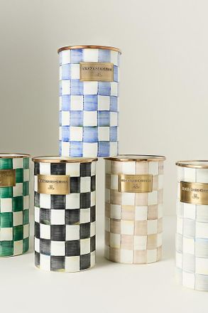 MacKenzie-Childs Check Utensil Holder