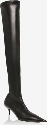Balenciaga Stretch-Nappalederstiefel mit Absatz Avenue 50