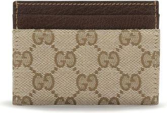 Gucci Horsebit Card Case - Brown