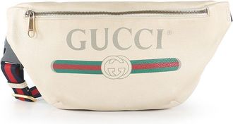 Gucci Pre-owned Womens Beige Calfskin Leather Waist Bag - One Size