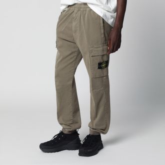 Stone Island Military green cotton trousers