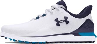 Under Armour HOVR Drive Fade Spikeless Golf Wide White Midnight Navy 3027085-100