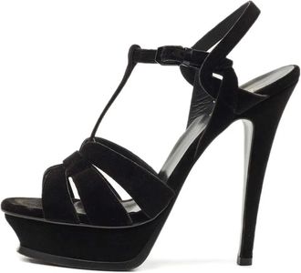 Saint Laurent Sandali Tribute - Nero