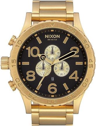 Nixon 51-30 Chrono Mens Watches All Gold/Black, Stainless Steel